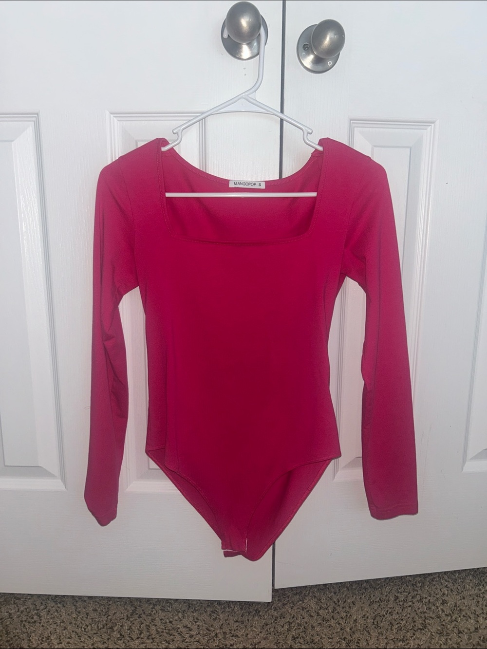 Hot pink bodysuit